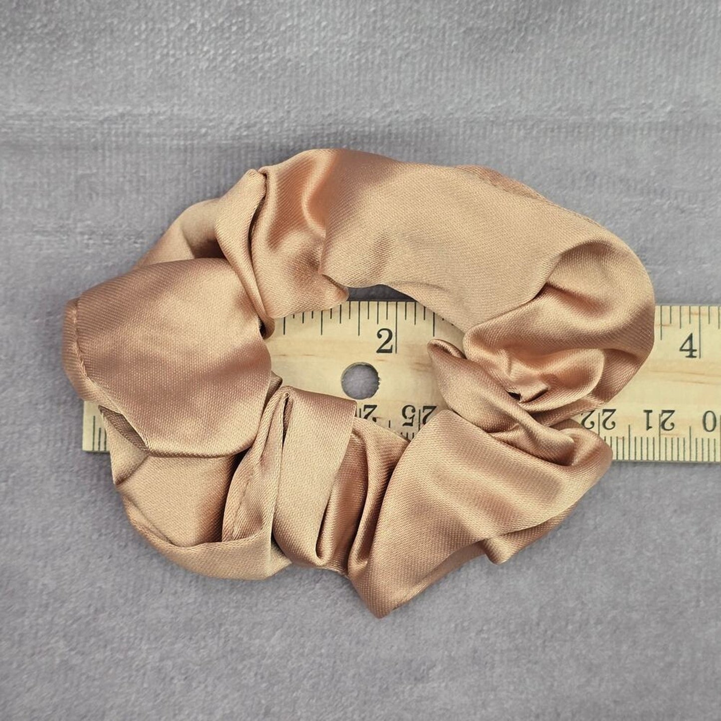 Gold Hair Accessories Scrunchie Hair Tie Hair Band Elastic Stretch Handmade SB24