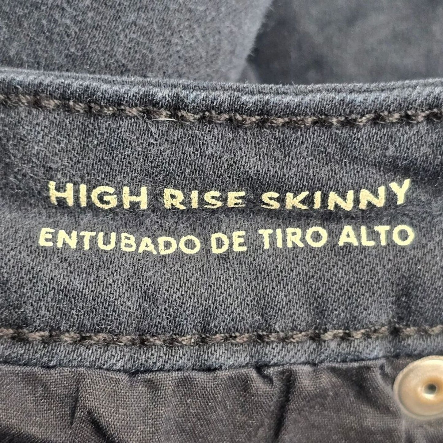 Universal Thread Black High Rise Skinny Jeans Denim Size 4