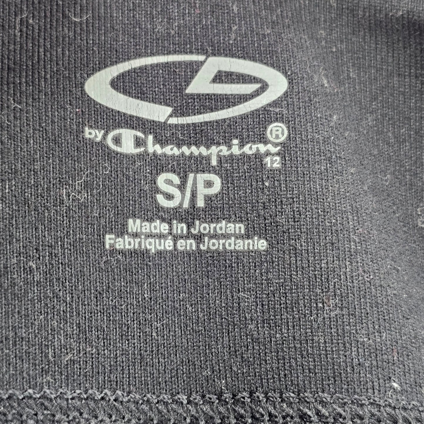 Champions Black Cropped Activewear Legging Pants Bottoms Small