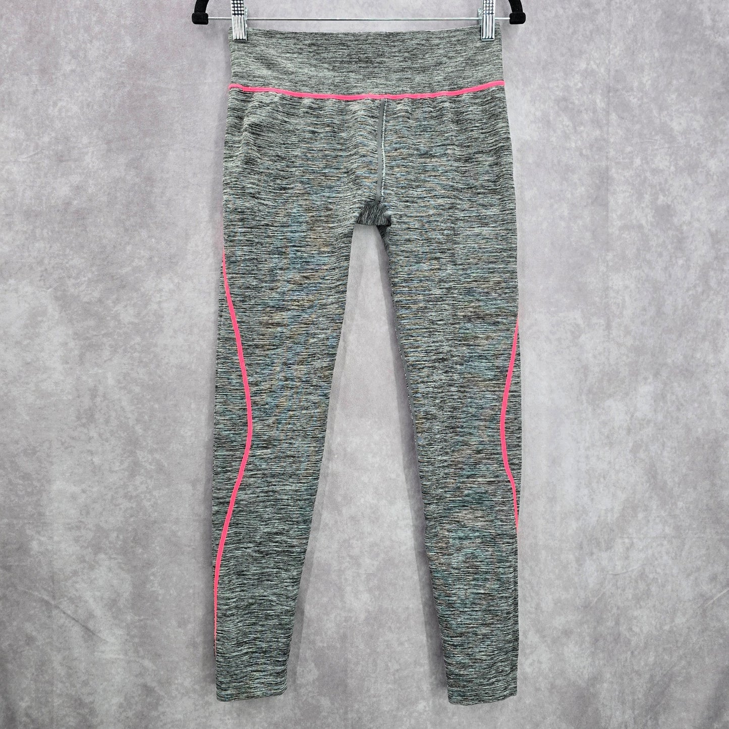 Kathy Gray Pink Heather Activewear Legging Yoga Pants Bottoms S Small