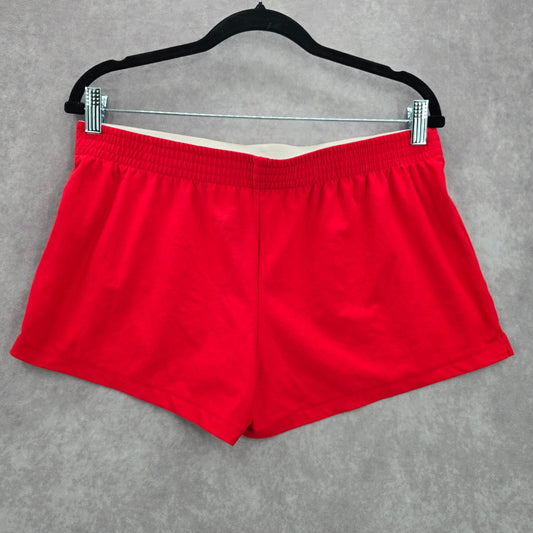No Boundaries Red Pull On Athletic Sportswear Running Shorts Large