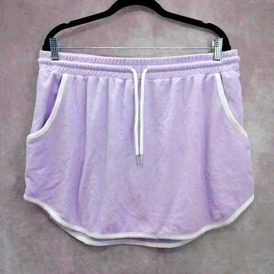 No Boundaries Purple Swimwear Beach Pool Short Mini Skirt Plus Size XXXL 21