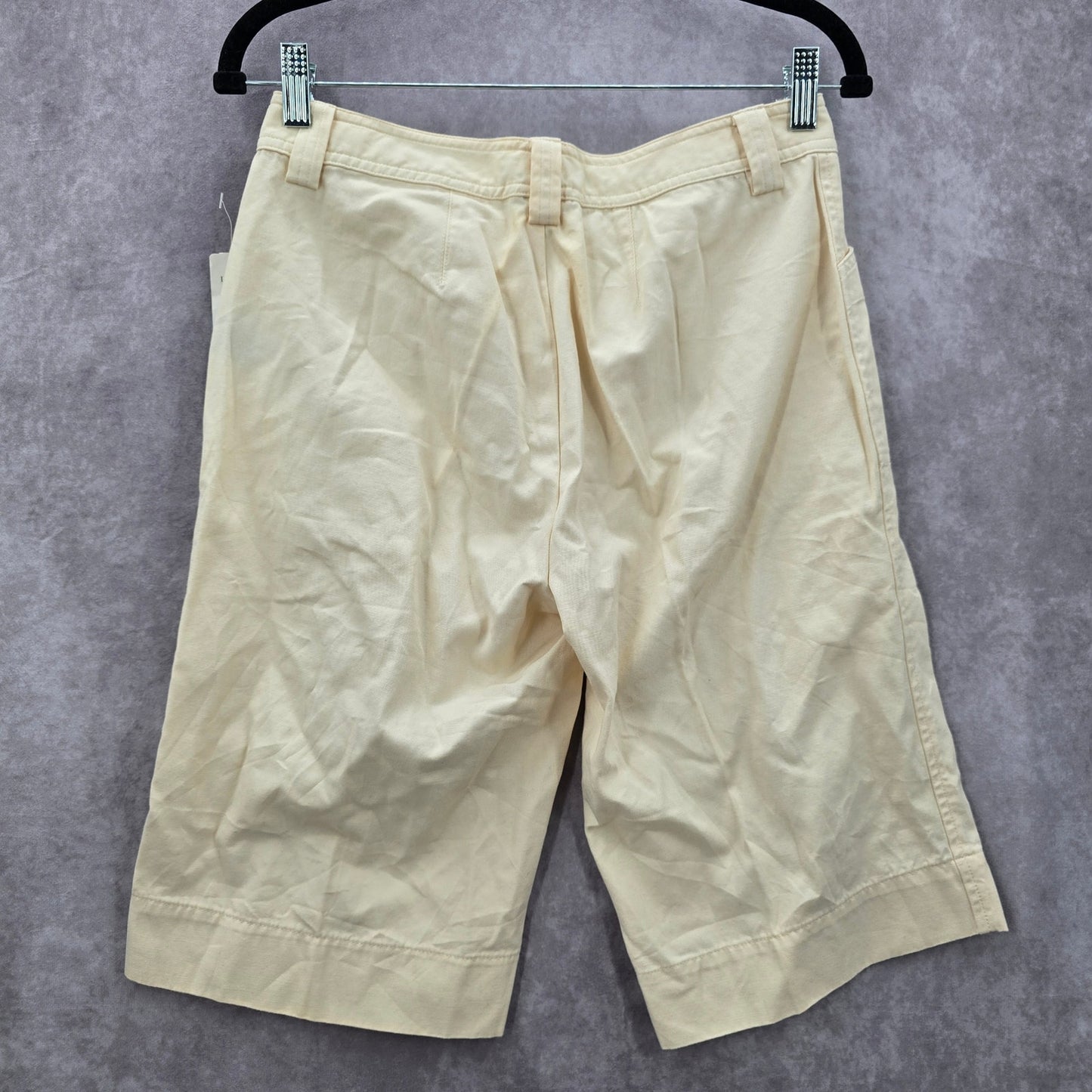 Lauren Ralph Lauren Yellow Flat Front Bermuda Cotton Bottoms Pants Shorts 2