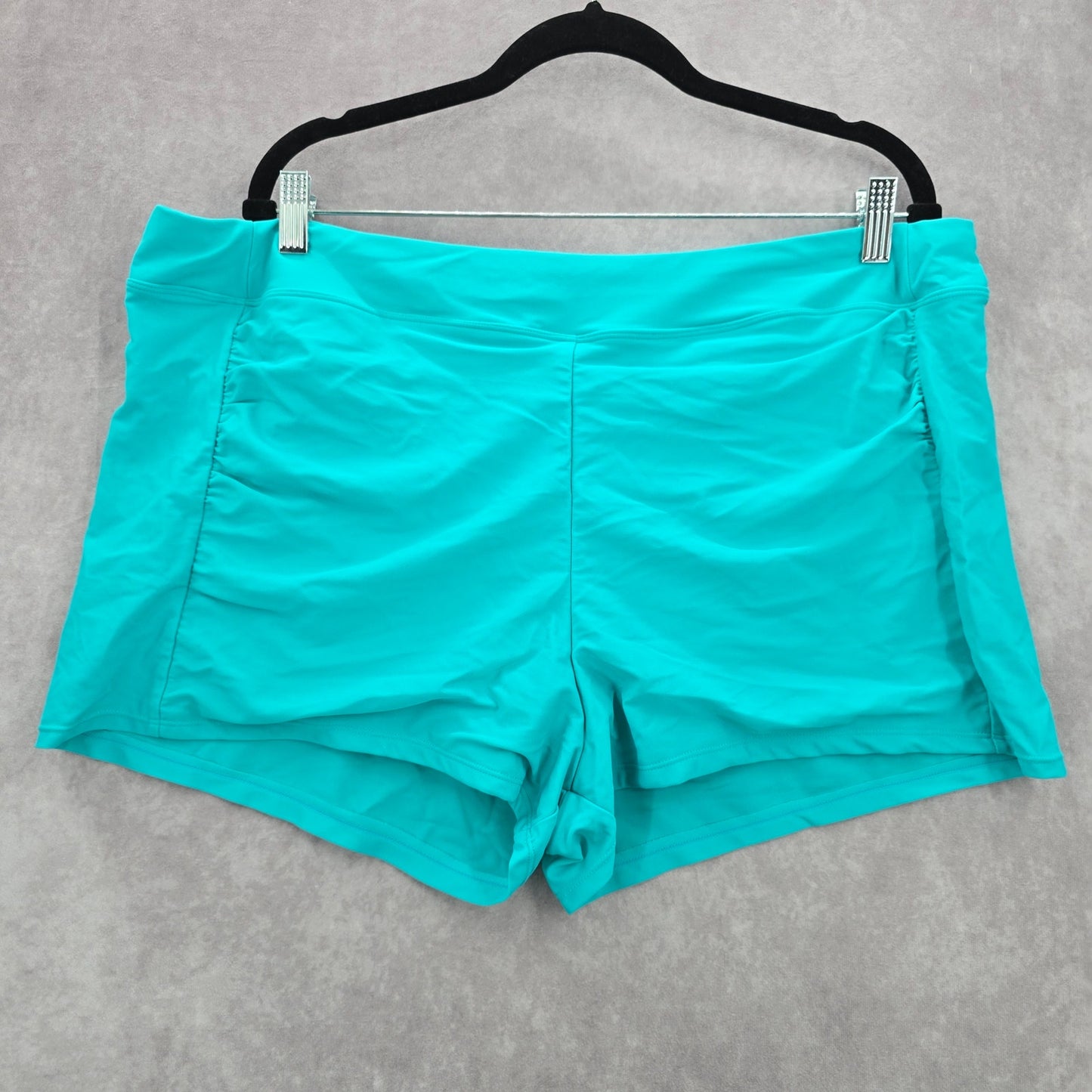 Time and Tru Blue Shorts Pants Swimwear Plus 16W-18W 1X