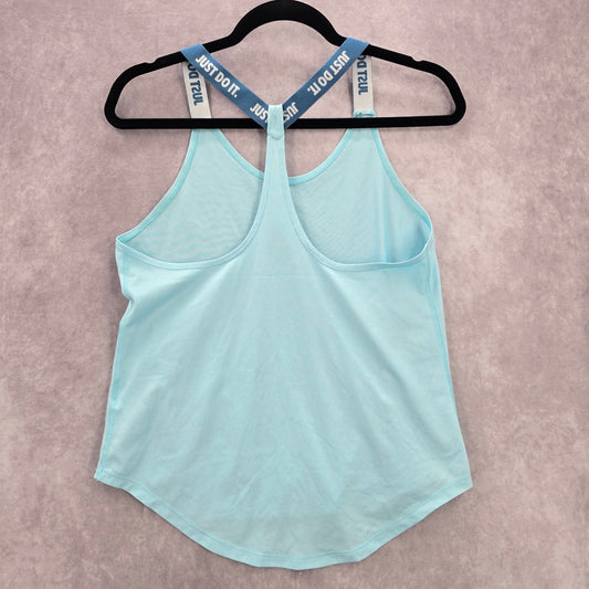 Nike Dri Fit Blue Racerback Athletic Active Sports Tank Top Small