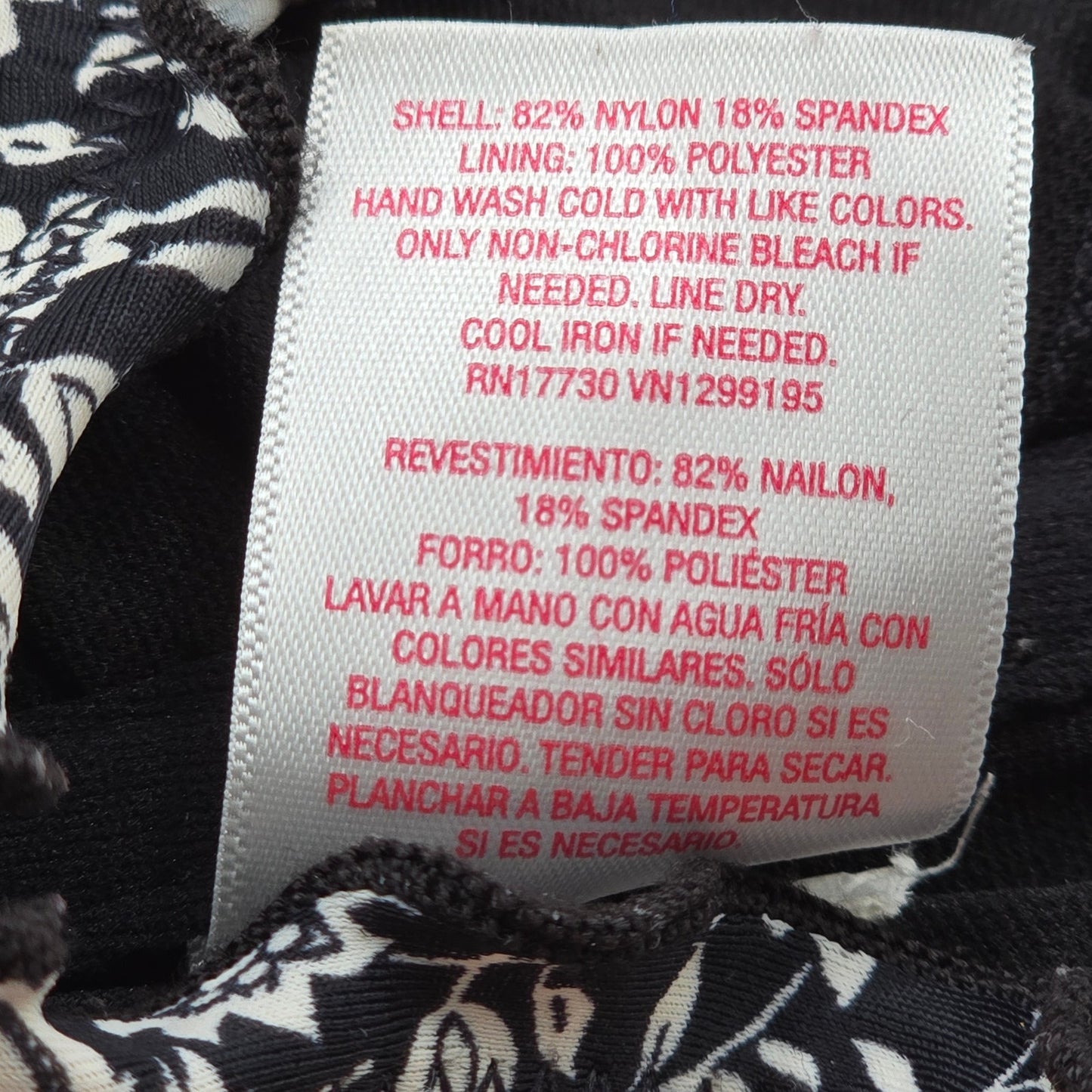Xhilaration Black Floral Ruffle Beach Tie Bra Bikini Bralette Swim Top S Small