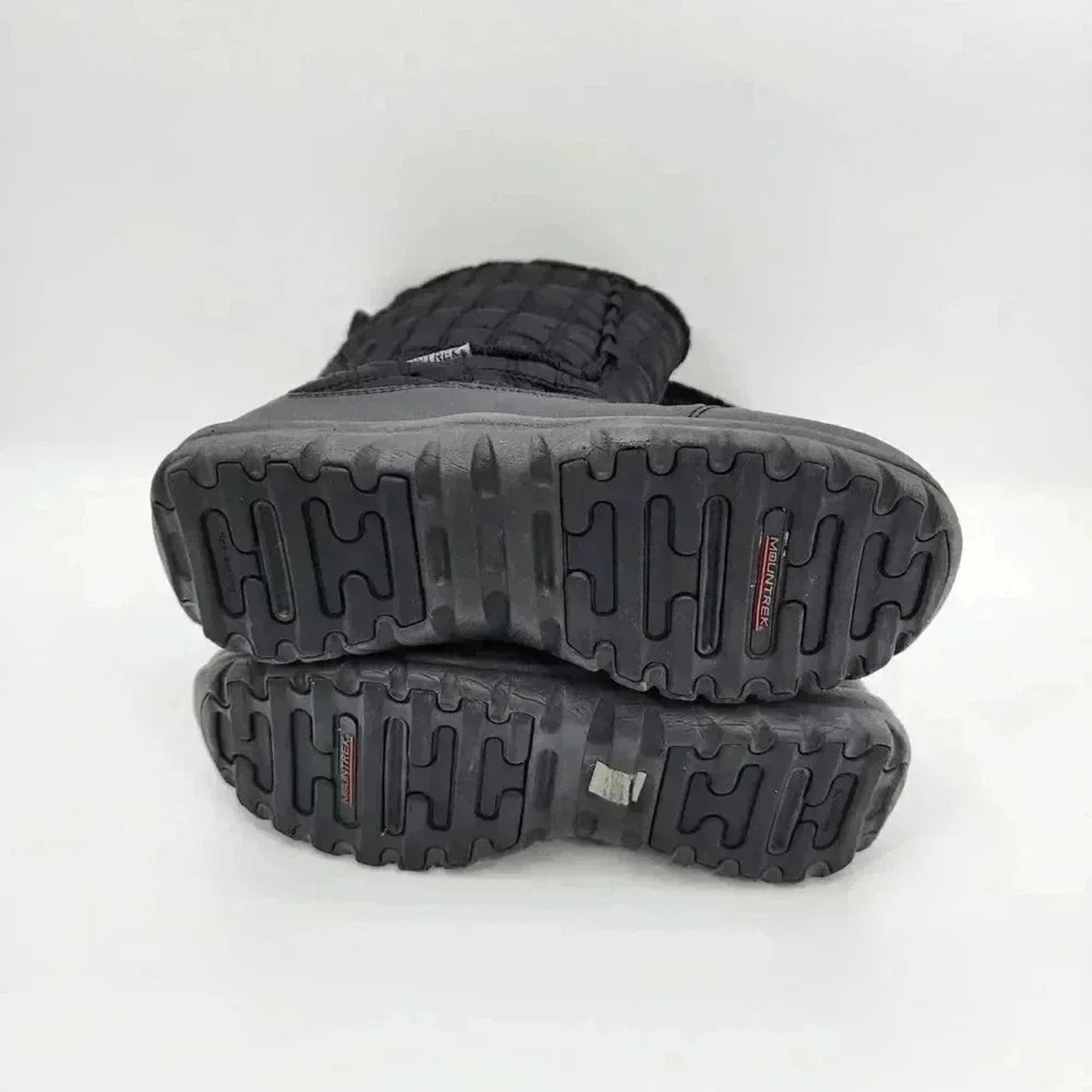 Mountrek Lisa Quilted Insulated Nylon Woman's Snow Boots Black Size 7.5