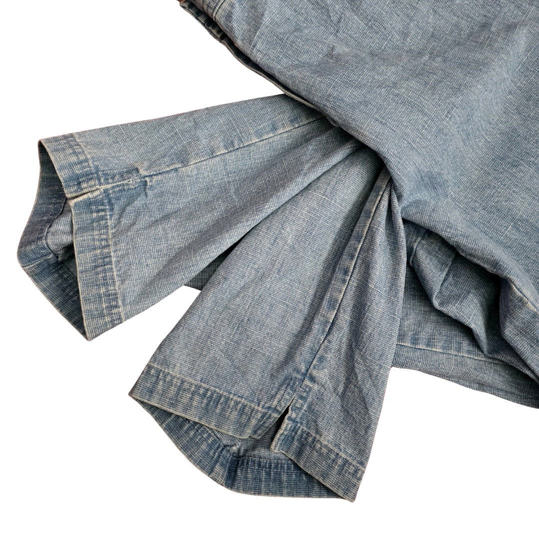 Talbots Blue Denim Straight Leg Cotton Jeans Pants Bottoms Size 12