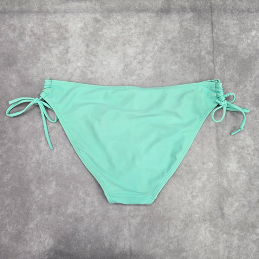 H2oh! Green Cheeky Tie Bikini Bottom Swimwear Medium