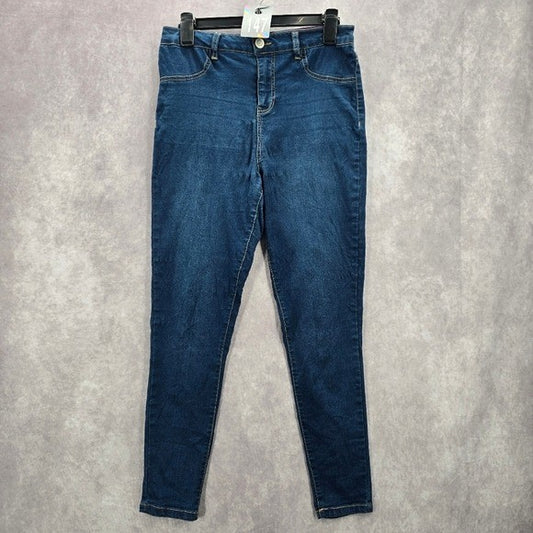 Fashion Nova Blue Skinny Cotton Stretch Jeggings Jeans 13 Juniors