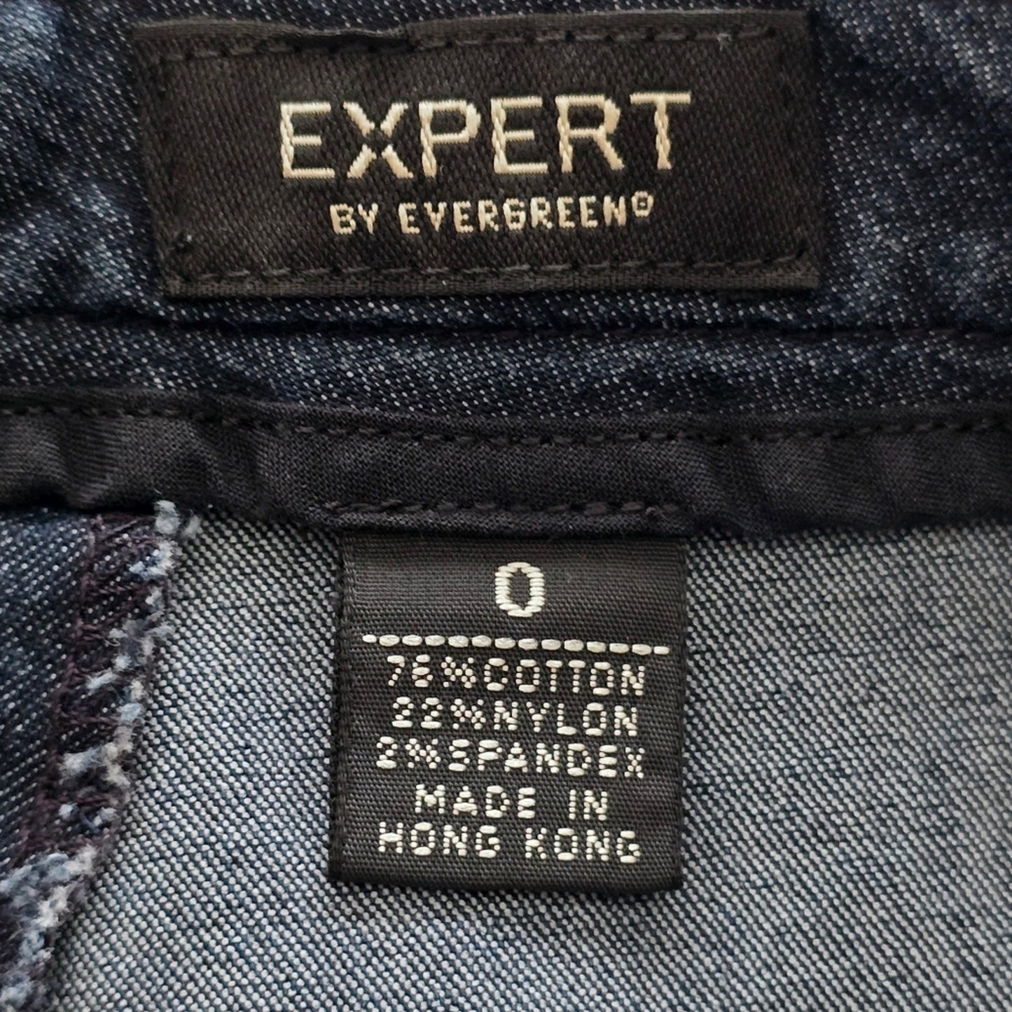 Express Blue Denim Straight Stretch Pants Jegging Size Zero 0 XS