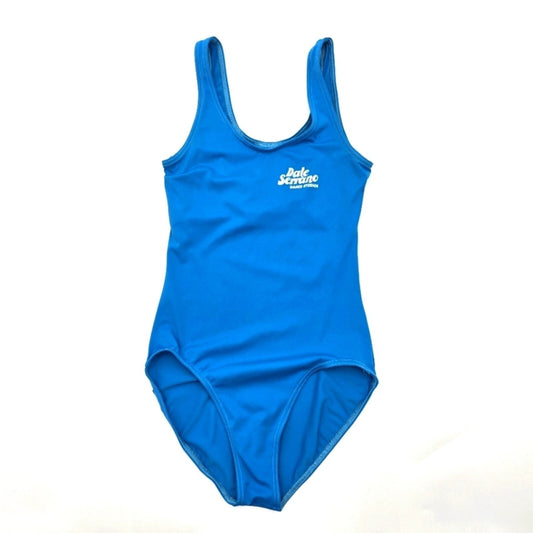 Dance Studio Leotard Blue Bodysuit Swimwear Swimsuit One Piece Medium