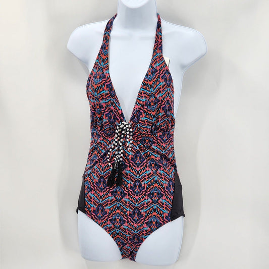 Tart Swim Black One Piece Swimsuit Swimwear Halter Top Bathing Suit XS