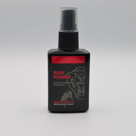 Raw Power Men's Designer Imposters Raw Power Premium Fragrance Body Spray 1.5oz