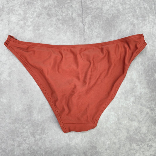 Orange Rust Copper Brown Cheeky Medium Bikini Bottom Swimwear M