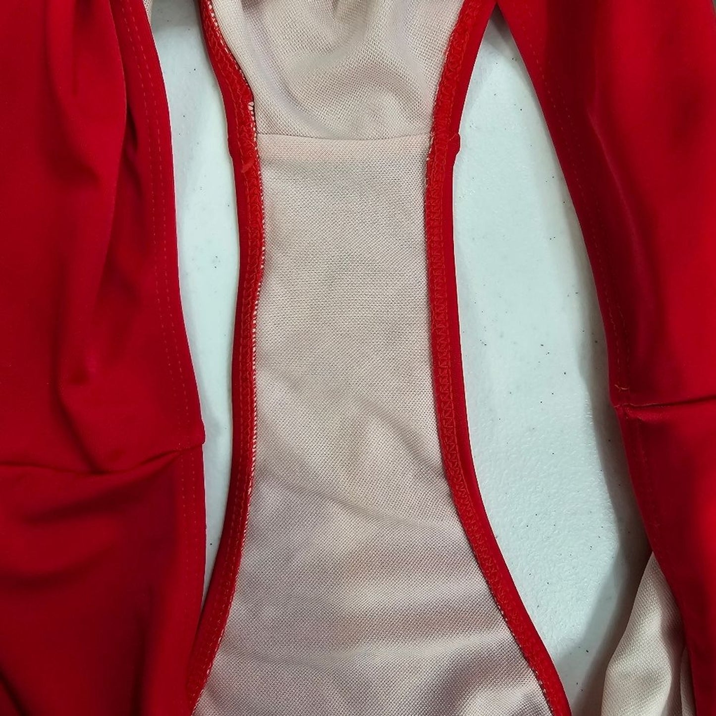 Shein Red Swimwear Swimsuit Bikini Bottom Size 3XL