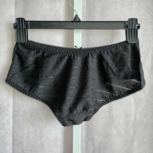 Queen Black Lace Elastic Pull On Ladies Underwear NWT M Medium