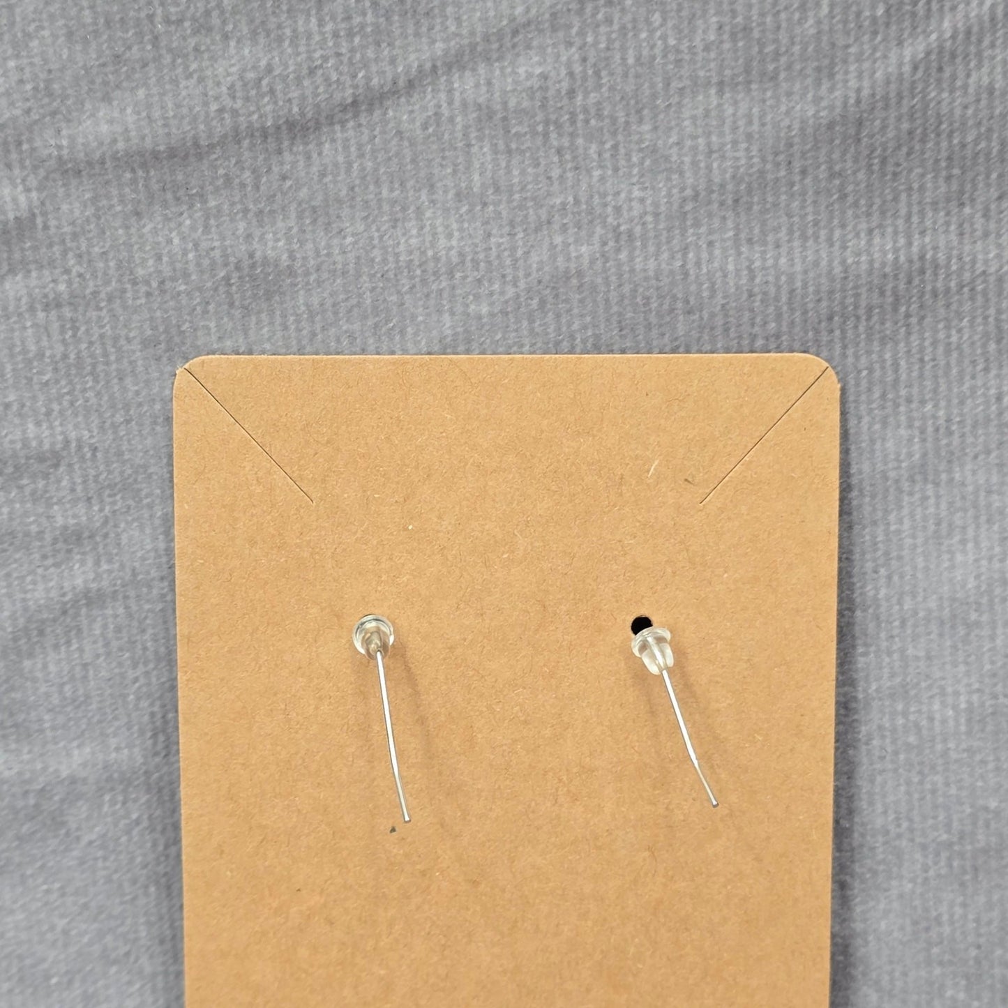 Black Teardrop Floral Hook Handmade Earring JB1E7