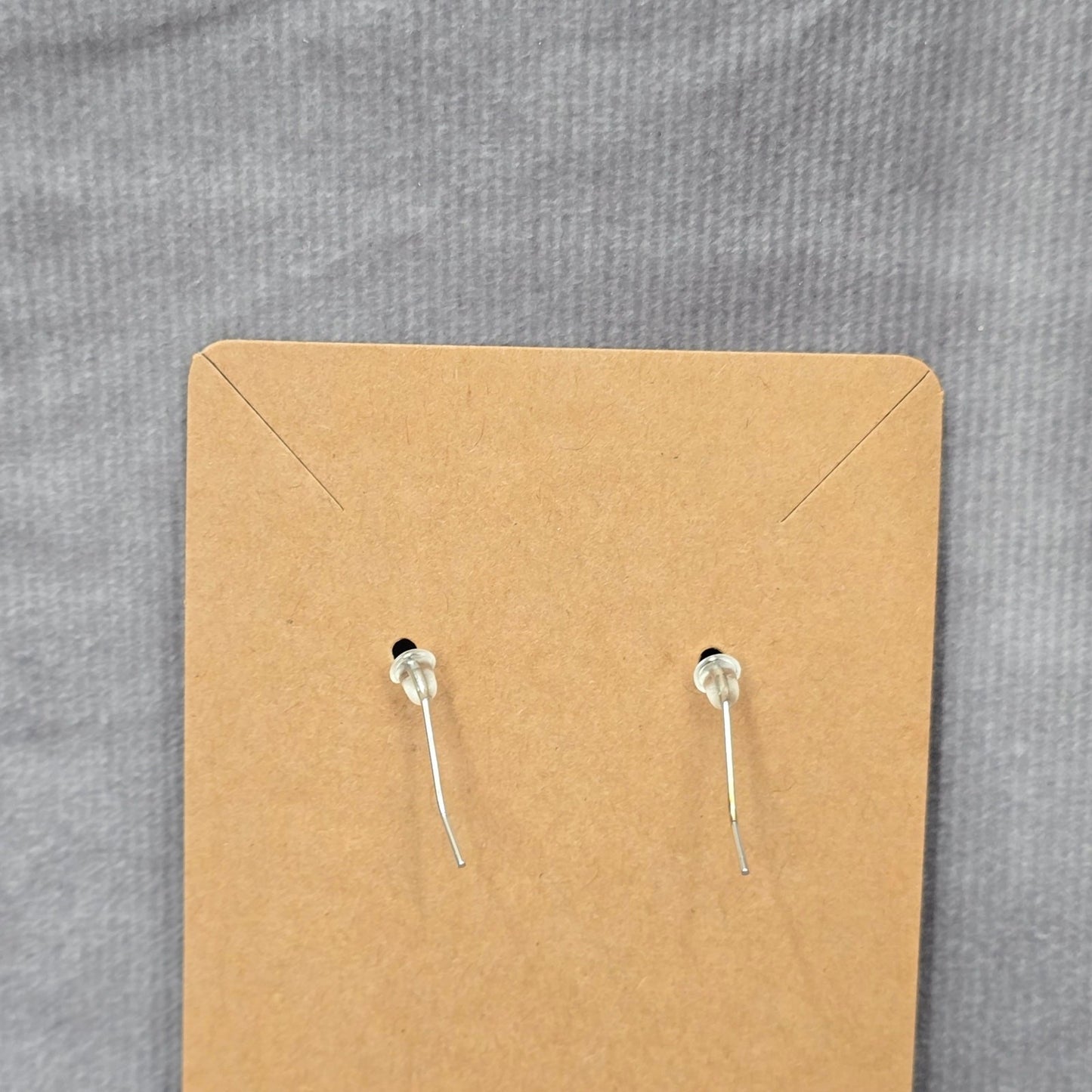 Black Teardrop Floral Hook Handmade Earring JB1E8