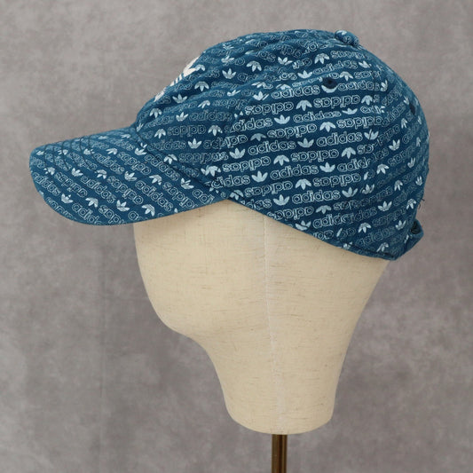 Adidas Blue Logo Golf Cloth Strap Athletic Performance Buckle Baseball Cap Hat