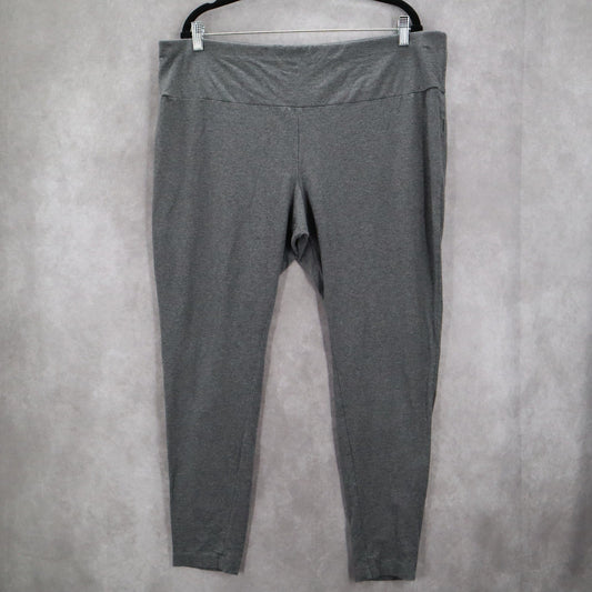 Terra & Sky Gray Stretch Skinny Leggings Pull On Pants Plus 20W 22W 2X