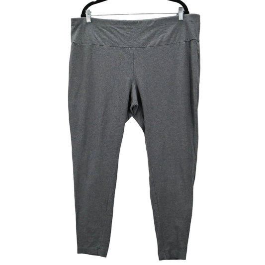Terra & Sky Gray Stretch Skinny Leggings Pull On Pants Plus 20W 22W 2X