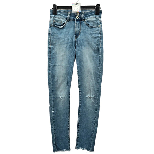 S.O.N.G Perfect High Rise Skinny Ankle Grazer Blue Denim Jeans 3/26