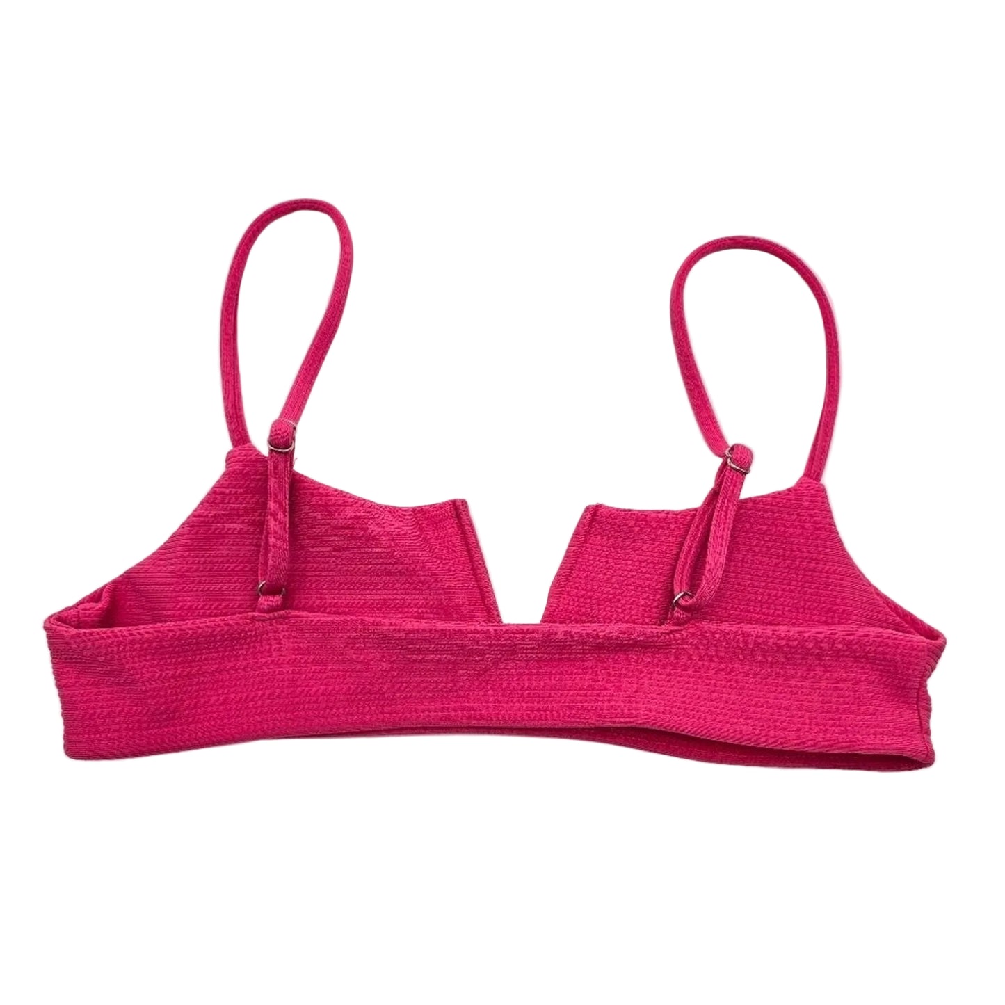 Old Navy Pink Bikini Top Adjustable Strap Pull On Swimwear Swimsuit Small