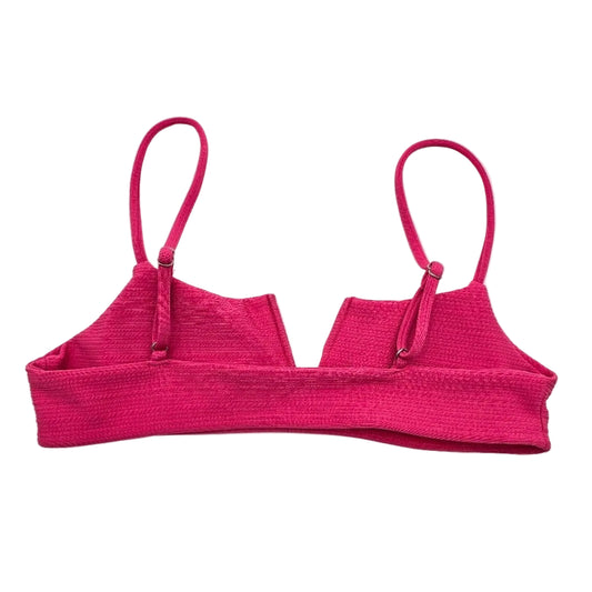 Old Navy Pink Bikini Top Adjustable Strap Pull On Swimwear Swimsuit Small