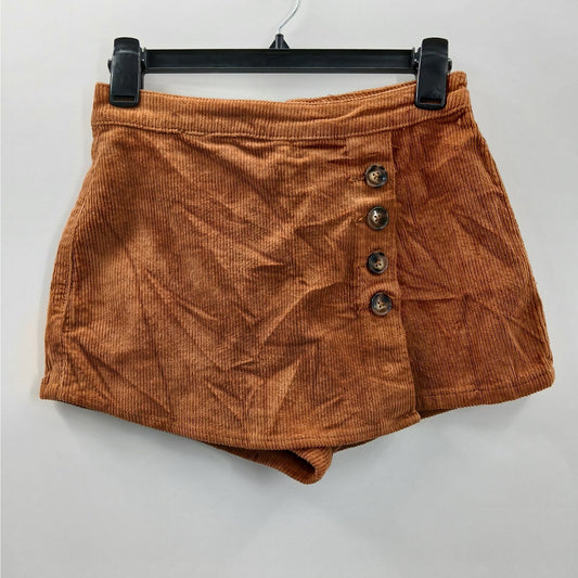 Pacsun Brown Tan Corduroy Pants Shorts Skort Size 27 XS