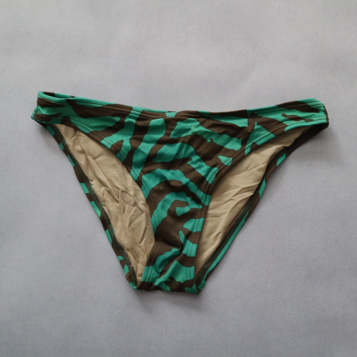 Victoria's Secret Green Bikini Print Bottom Swimwear Swimsuit XS Extra Small