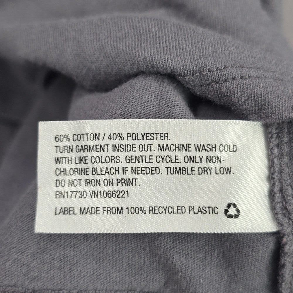 Gray Snow Flake Christmas Holiday Oh What Fun Cozy Winter Print Top Medium