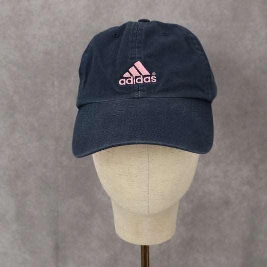 Adidas Blue Logo Performance Athletic OSFM Baseball Cloth Strap Buckle Cap Hat