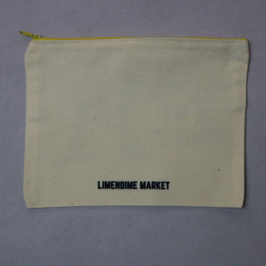 Will You Be By Spinach Popeyes Yellow Zipper Canvas Pouch Handmade Makeup Bag