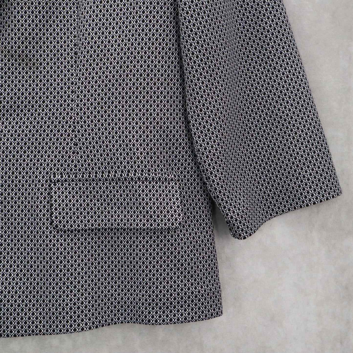 NYCC Blue Retro Classic Business Coat Notch Jacket Preppy Classic Blazer L Large