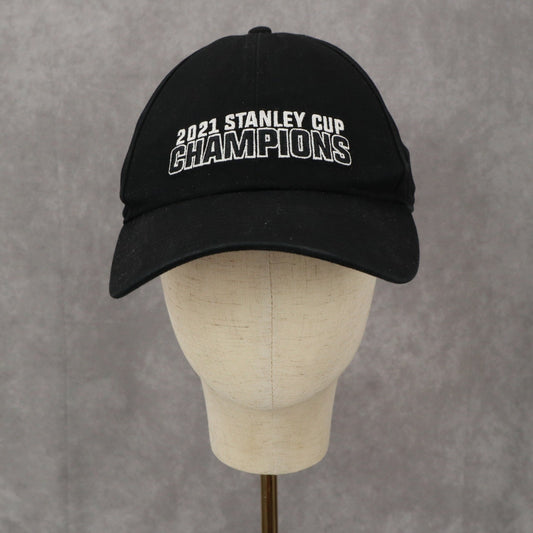 2021 Stanley Cup Champions NHL Cotton Black Snap Back Baseball Cap Hat