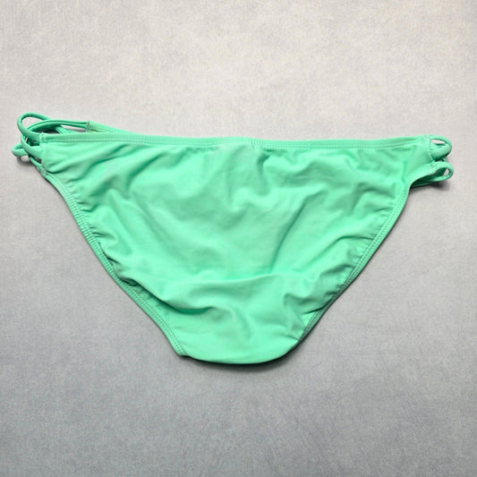 Arizona Jeans Co Green Swim Beach Cheeky Flirty Boho Bikini Bottom L Large
