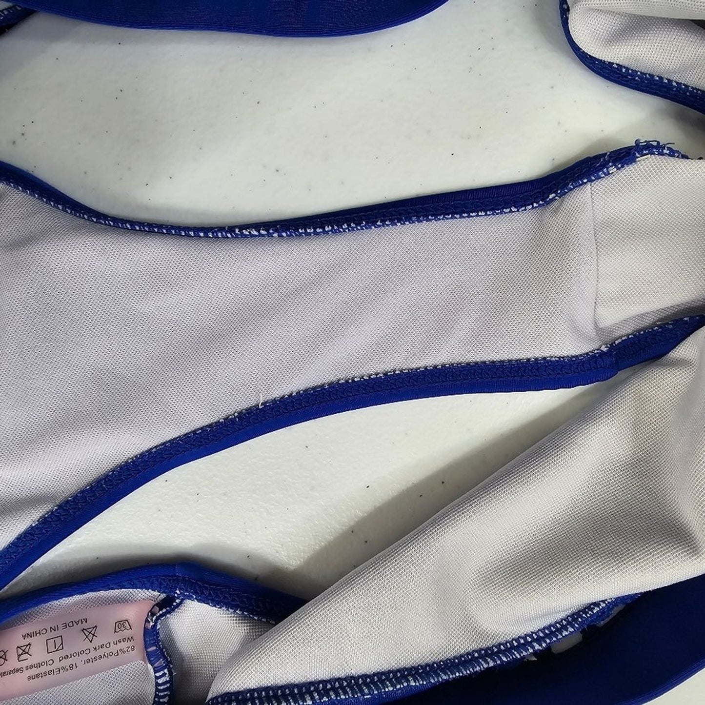 Shein Blue Swimsuit Swimwear Bikini Bottom Size 4XL