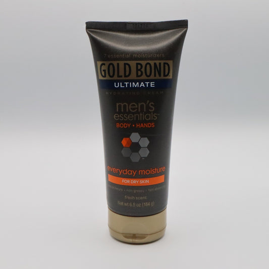 Gold Bond Mens Everyday Essentials Lotion 6.5OZ Fresh Scent Full Size Body Cream