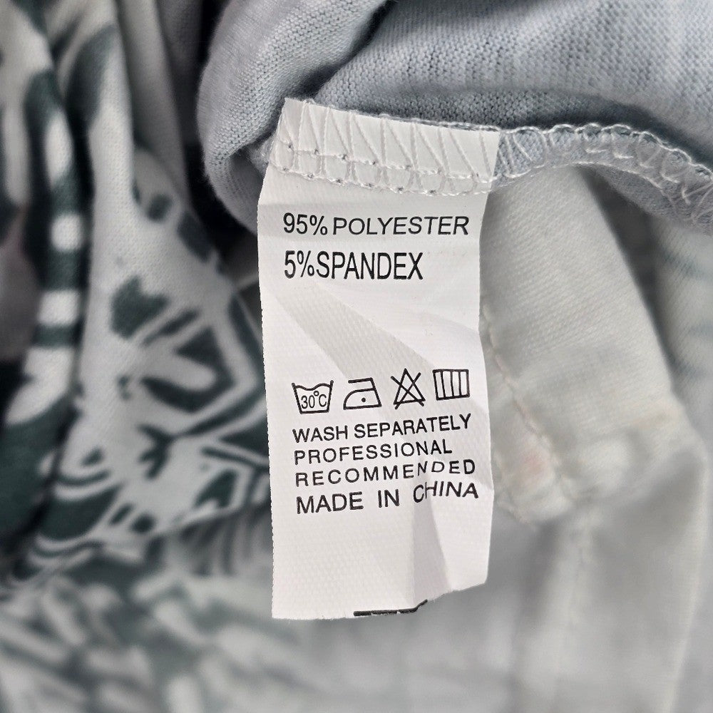 Green Snow Flake Wine Santa Cozy Vibe Christmas Print Top Medium