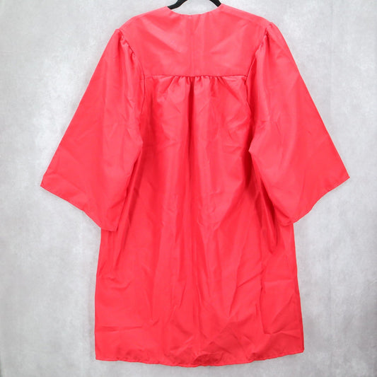 Jostens Red High School College Graduation Full Zip Gown Plus 1XL 4'10"-5'0"