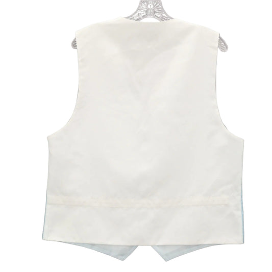 Pronto Uomo Blue 5 Button Point Waistcoat Tuxedo Formal Suit Vest 42R Medium