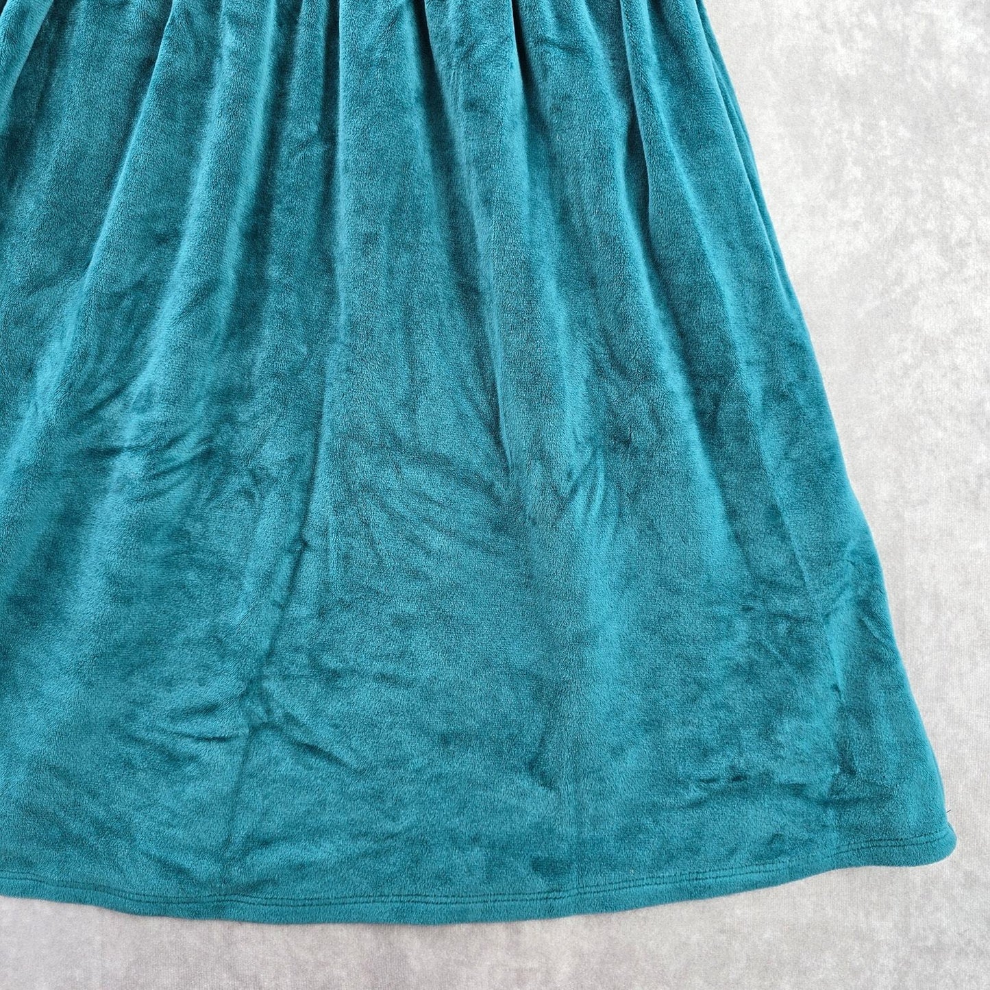 Jumping Bean All Day Play Dress Green Velour Suede Velvet Girls Toddler Size 8