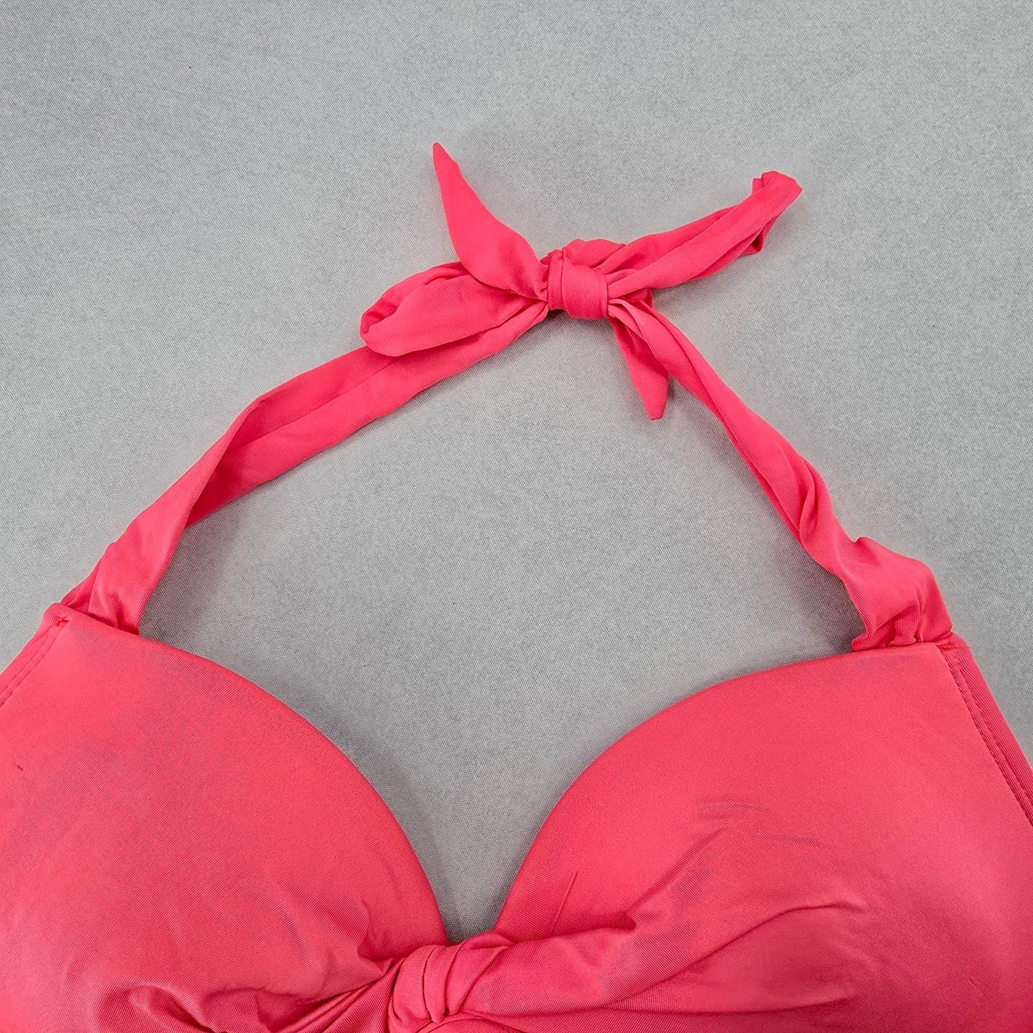 Mossimo Pink Halter Active Bra Beach Bikini Bralette Swim Top S Small