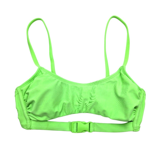 Xhilaration Green Snap Clip Padded Adjustable Strap Bikini Top Swimwear Small