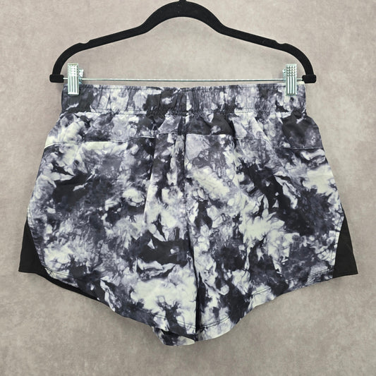 Athletic Works Black Gray White Running Activewear Shorts Pants Bottoms Medium