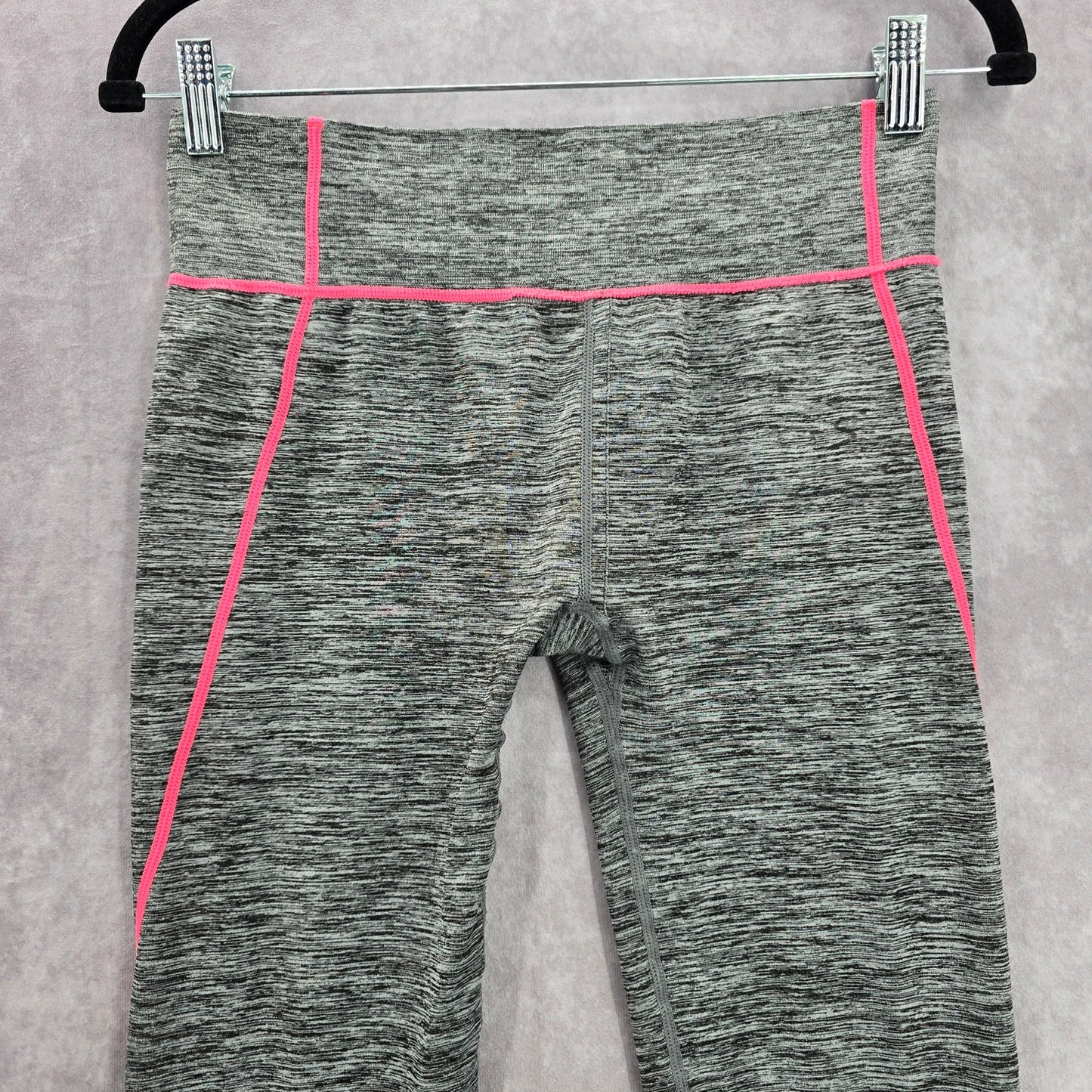 Kathy Gray Pink Heather Activewear Legging Yoga Pants Bottoms S Small