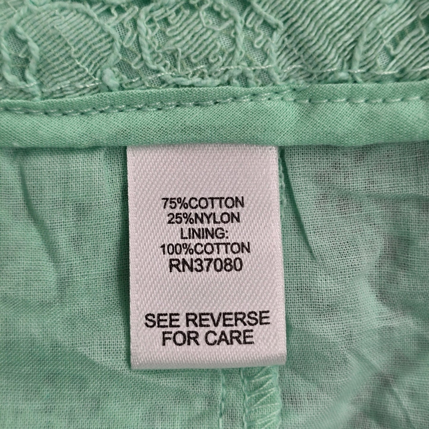 Cato Green Lace Classic Boho Active Preppy Beach Cotton Shorts Plus 3XL 26W