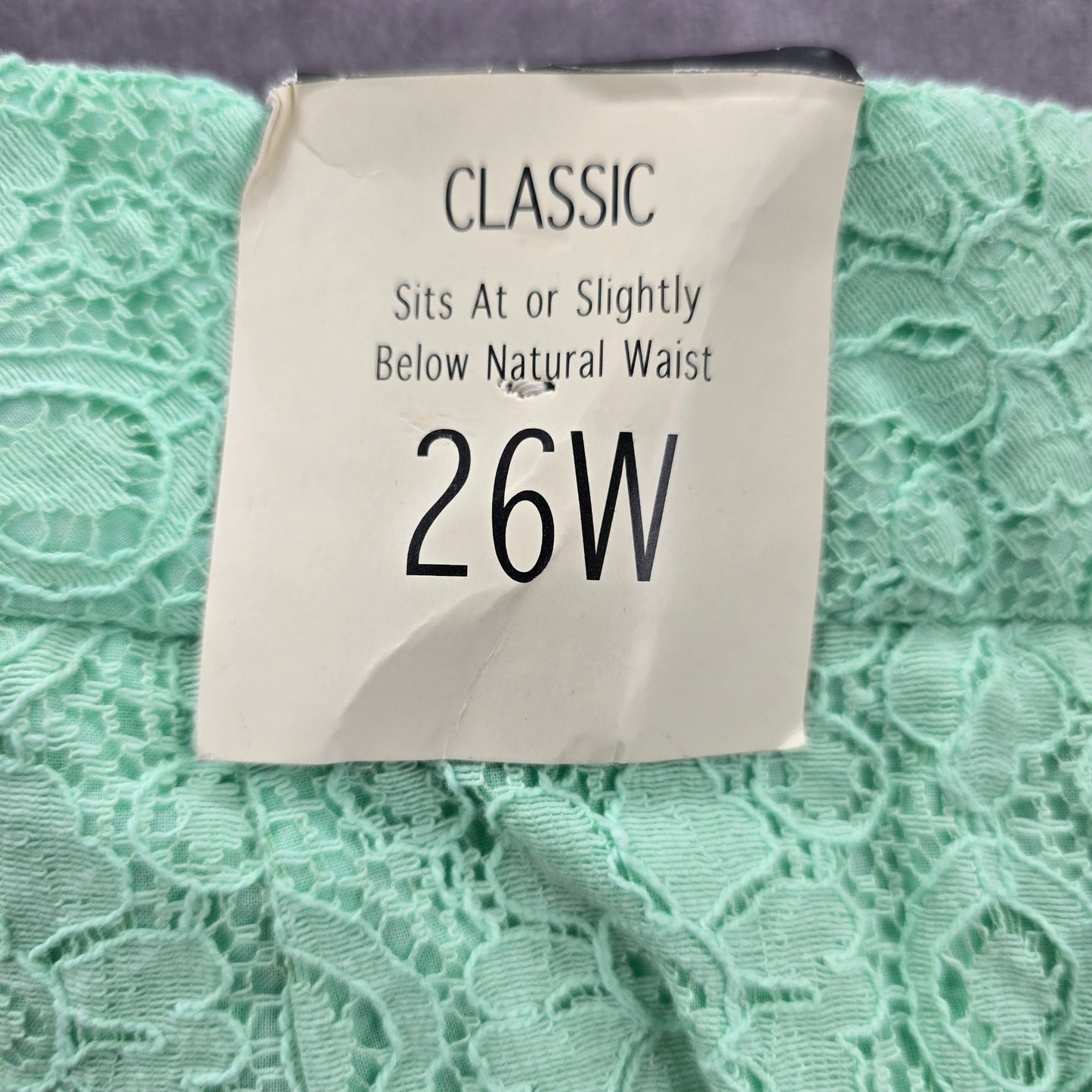 Cato Green Lace Classic Boho Active Preppy Beach Cotton Shorts Plus 3XL 26W