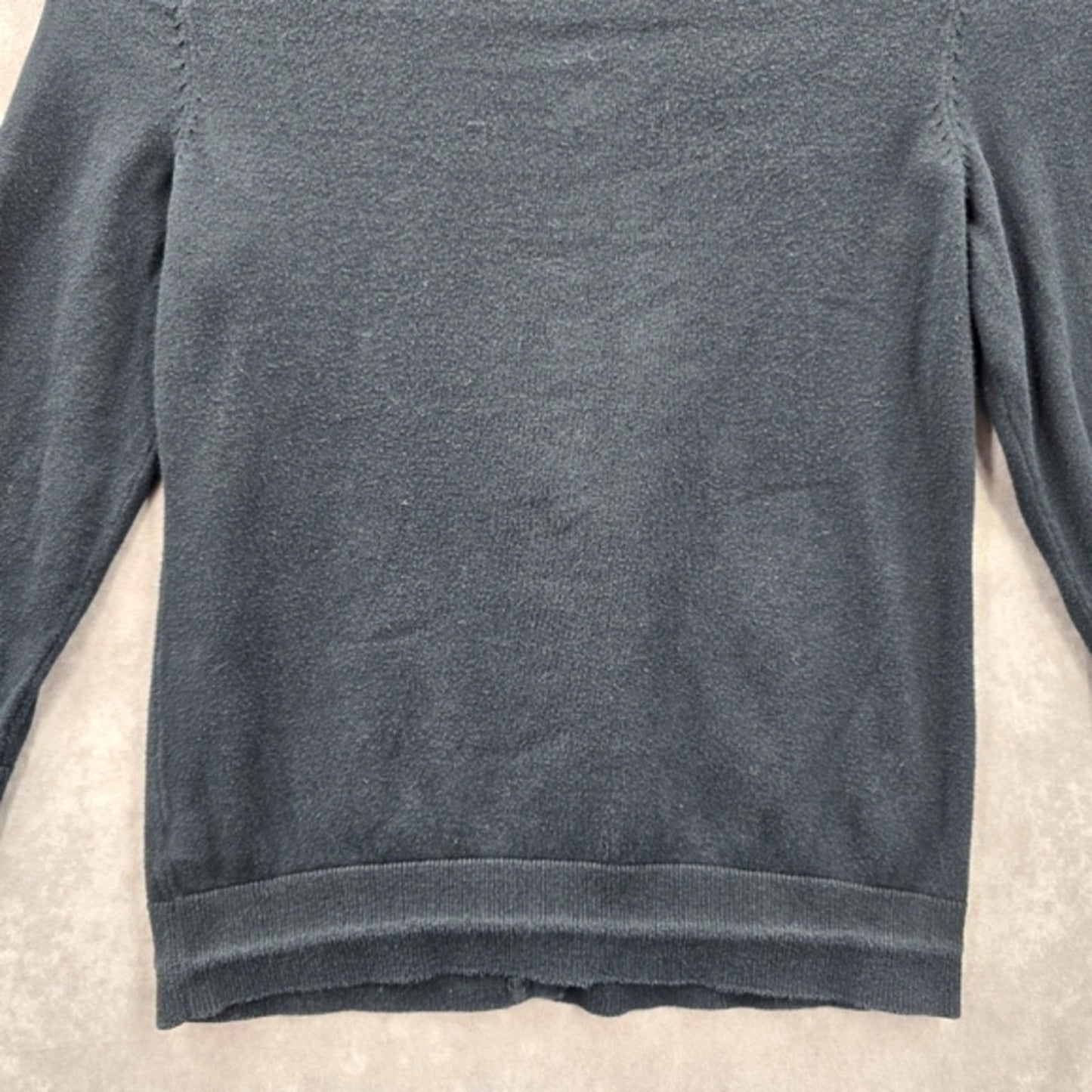 The Limited Black Button Down Cotton Y2K Sweater Cardigan XS
